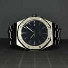 Custom Mod Royal Oak Style Blue Dial Automatic Men's Watch w/NH35 Movement