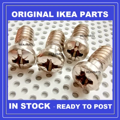 IKEA PAX KOMPLEMENT Kleiderschrank Scharnier Schrauben Neu ORIGINAL Teile x4 - Bild 1 von 4