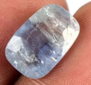 Pietra preziosa ovale naturale zaffiro blu Ceylon alta qualità certificata 3,80 carati BS11 - Foto 1 di 13