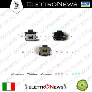 Tasto nokia lumia 520 (3 Pezzi) - Qualità e Garanzia - 620 - 630 - Foto 1 di 1