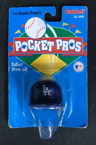 Pocket Pros Los Angeles Dodgers Baseball Miniature Helmet (in package!) Cover
