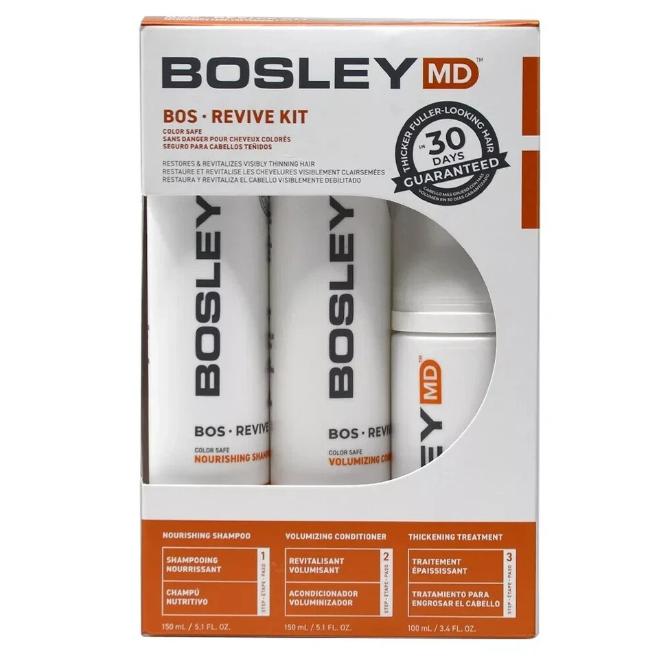 Bosley Bos Revive Starter Pack for Visibly Thinning Color-Treated Hair (kit) - Image 1 of 1