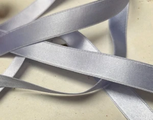 satin ribbon 3/8" periwinkle 5yds - Picture 1 of 3