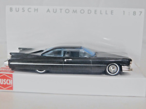Busch 1/87 45131 Cadillac El Dorado Cabrio Roof Closed  Black NIB