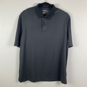 Reebok Golf Short Sleeve Polo Shirt Mens Size 2XLT Gray