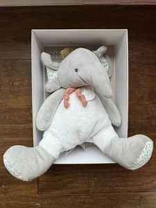 DouDou Et Compagnie Paris Couleurs Savane Plush Elephant Lovey Baby Toy NIB - Picture 1 of 3