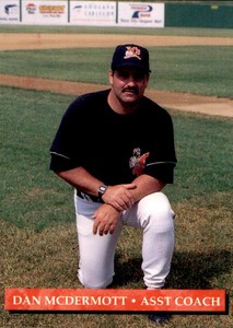 1994 Sioux City Explorers Collect-A-Sport #17 Dan McDermott Iowa Baseball Card