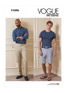 Vogue SEWING PATTERN V1896 Mens Shorts & Trousers/Pants - Picture 1 of 8
