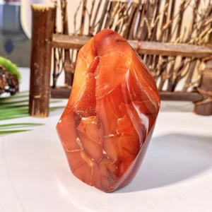 1PC High Quality Random Carnelian Flame Natural Crystal Carving, Healing Crystal - Picture 1 of 13