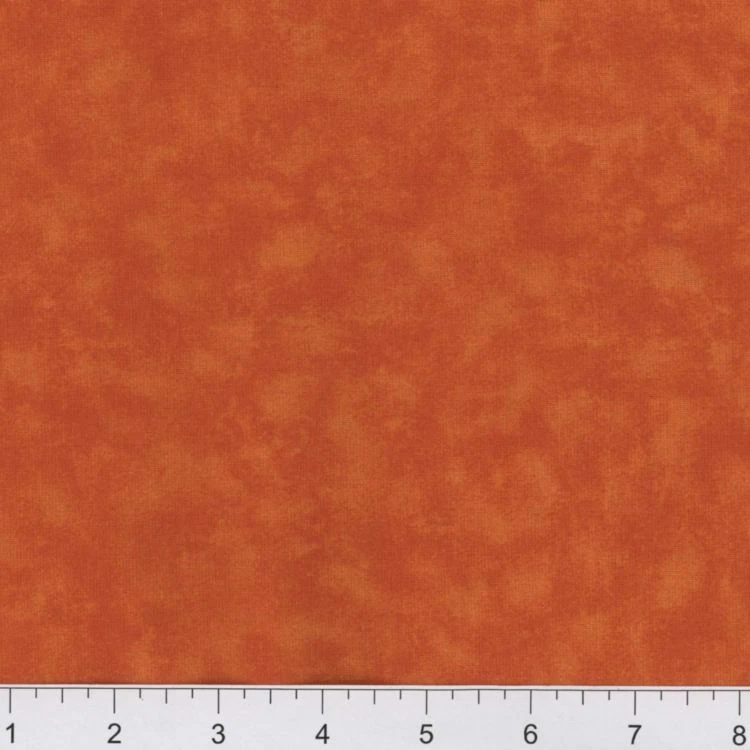 Mottled Tonal Orange almost Solid 100% Cotton Fabric 1/4 yard  - Image 1 of 1