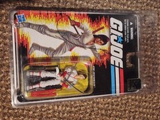 G.I Joe SDCC KIM ARASHIKAGE 25th Anniversary White Variant MOC Sealed