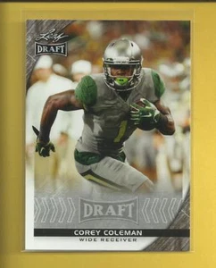 Corey Coleman RC 2016 Leaf Draft Rookie Card # 18 Cleveland Browns Patriots NFL - Bild 1 von 2