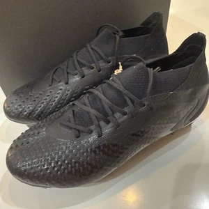 Adidas Predator Accuracy.1 SG Soccer Cleats Men's Size US 7.5 GW4581 Black - Picture 1 of 10