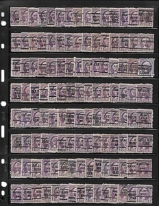 Precancelaciones de Estados Unidos: ciudades/tipos impresos surtidos; edición Stuart 3c 1932 #720; 298 diferentes - Imagen 1 de 3