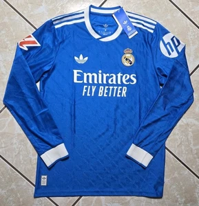 Adidas Bellingham Real Madrid 2025/26 Tercera Camiseta Auténtica Manga Larga Hombre M - Imagen 1 de 18