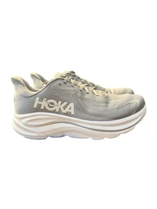 New! Mens Hoka One One Clifton 10 X-Wide Grey Running Shoes Size 14 4E Wide - Picture 1 of 13