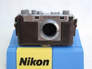 Telémetro Nikon modelo S con media funda, piezas cámara, vendedor de EE. UU. "LQQK" - Imagen 1 de 5