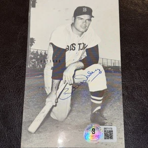 Pete Daley Autographed Signed J.D. McCarthy Boston Red Sox Postcard BAS Beckett - Picture 1 of 4