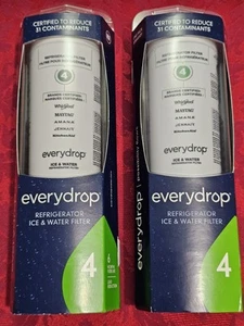 Everydrop Refrigerator Filter 4 TwoPack Ice Water Replacement EDR4RXD1 MSRP $107 - Picture 1 of 4
