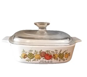 Cazuela vintage Corning Spice of Life L'Echalote A-1-B 1 cuarto - sin tapa - Imagen 1 de 7