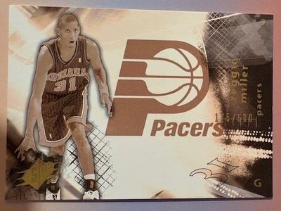 2004-05 Reggie Miller UD SPx Throwback Variation - 175/500 - Image 1 of 2
