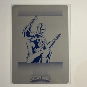 2024 Marvel Secret Wars Spectromatic Printing Plate #SM-8 Iron Man Cyan 1 of 1 - Picture 1 of 10