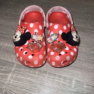 Crocs Disney Minnie Mouse Schuhe Kinder 12C Classic Clog Play Kleinkind Sandale - Bild 1 von 6