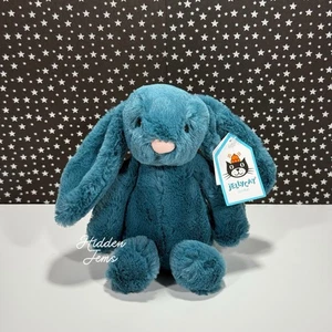 AUTHENTIC❣️Jellycat SMALL MINERAL BLUE BUNNY - Soft Plush Toy Retired NWT - Picture 1 of 5