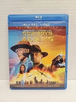 Cowboys  Aliens (Blu-ray/DVD, 2011, 2-Disc Set, Extended Edition... - Image 1 of 2
