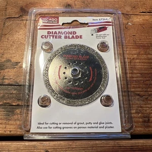 Diamond Cutter Blade Chicago Electric Power Tools Item 67264 Cutting Grout Etc. - Picture 1 of 2
