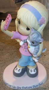 Precious Moments Worlds Greatest Cat Mom ‘Together We Are Purr-fect’ - Picture 1 of 4