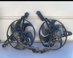 Dual Electric Fan 1994-1996 Roadmaster Fleetwood Caprice Impala SS Pair 94-96 - Picture 1 of 5