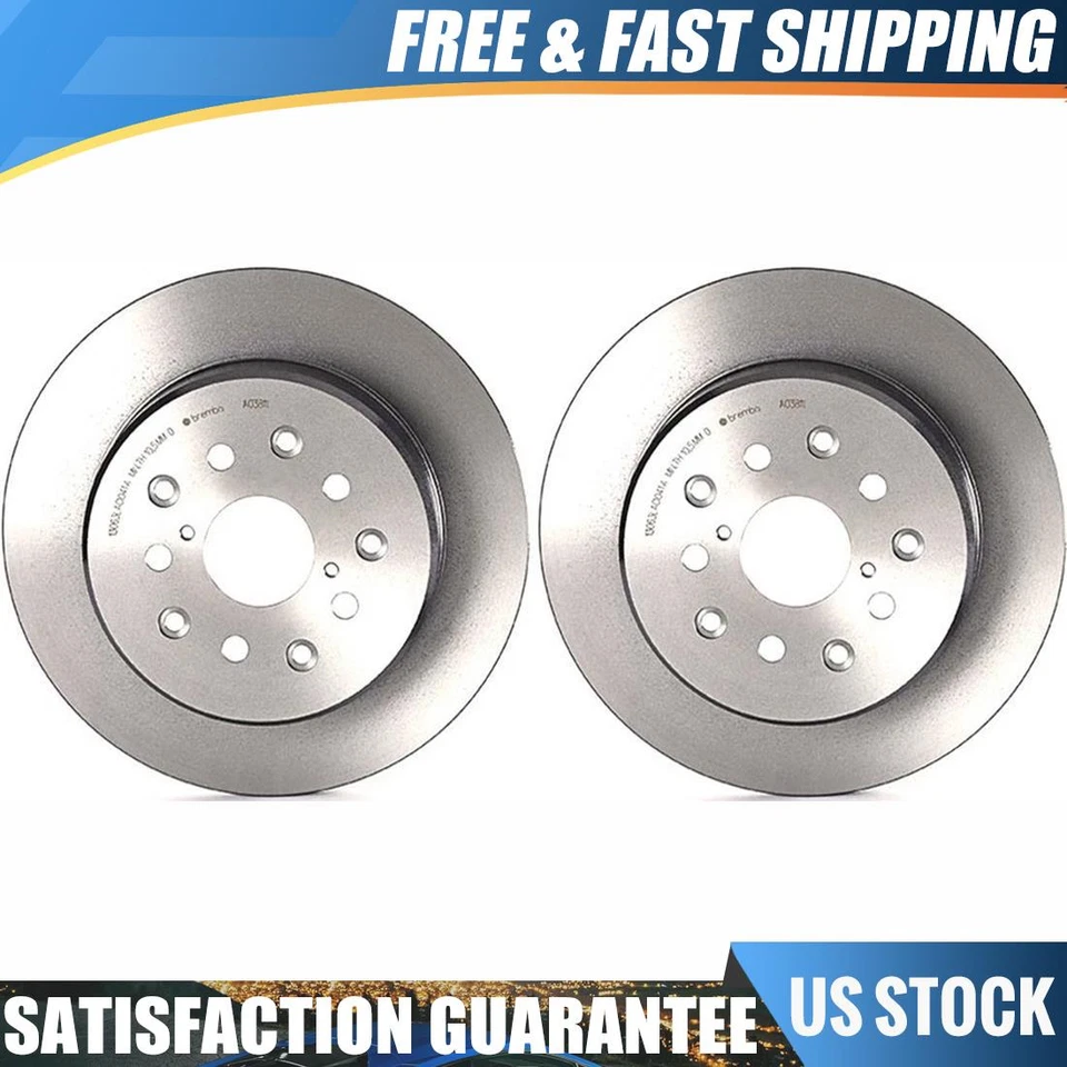 Juego de rotores de freno traseros Brembo de alto rendimiento OE para Lexus GS400 1998-2000 Foto 1 de 4