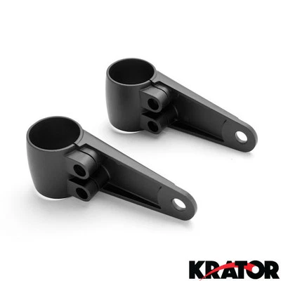 Soportes de horquilla de faros negros para Yamaha TX SR CS YX RD 350 400 500 600 650 750 Foto 1 de 3