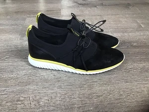 Cole Haan Women’s Size 9.5 B StudioGrand Freedom Black Suede Shoes W12355 - Picture 1 of 15