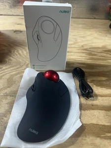 nulea M505 Wireless Trackball Mouse Rechargeable Bluetooth USB Ergonomic - Picture 1 of 7