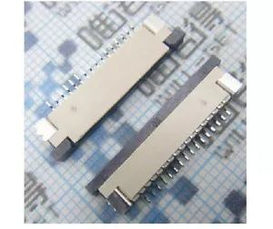 5x FFC FPC 16-pin 1.0mm 1mm Pitch Ribbon Flat Connector Socket ZIF HDD DIY New - Picture 1 of 1