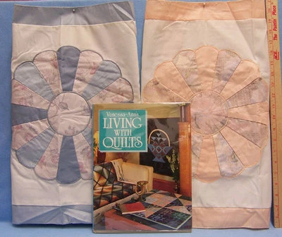 Living With Quilts Hardcover Book by Vanessa-Ann's Along With 8 Pieces of Fabric - Image 1 of 4