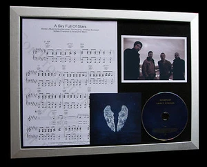COLDPLAY A Sky Full Of Stars QUALITY MUSIC CD FRAMED DISPLAY+EXPRESS GLOBAL SHIP - Imagen 1 de 7