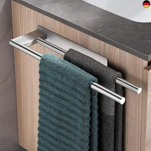 Dvocel Handtuchhalter ohne Bohren Doppelt 304 Edelstahl Handtuchstange - Bild 1 von 9