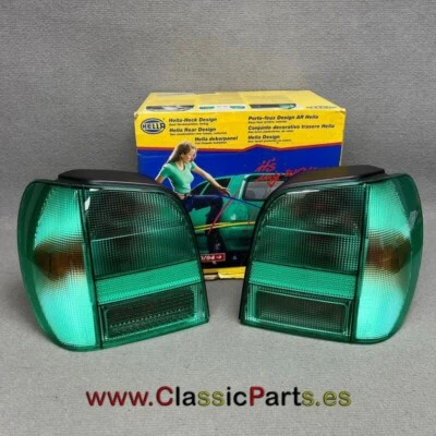 PILOTOS TRASEROS HELLA MAGIC VW POLO 6N NUEVOS VERDES - Immagine 1 di 4