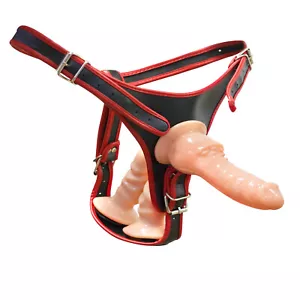 Strap-on Harness Kit - Strapon Dildo Dong Anal Vagina Massager Sex Toy For Women - Picture 1 of 30