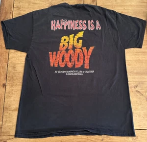 WOODY'S BEACH CLUB CANTINA Santa Barbara California Men's T-Shirt Size 2XL - Picture 1 of 5