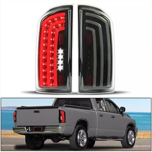 For 2007-2008 Dodge Ram 1500 2007-2009 Ram 2500/3500 Smoked LED Tail Lights Lamp - Picture 1 of 21