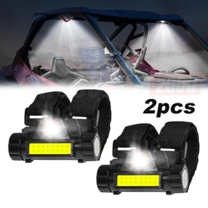 2xUTV Dome Light 1.5"-2" Roll Bar Mount Interior Lamp For UTV ATV Can-Am Polaris - Picture 1 of 12