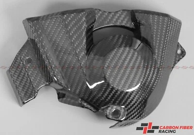2015-2021 Kawasaki Ninja H2 Sprocket Cover - 100% Carbon Fiber - Image 1 of 3