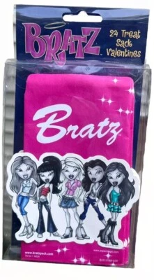 Bratz Cute Happy Valentine's Day! Treat Sack/Baggies,MGA entertainment|QTY: 24 - Image 1 of 4