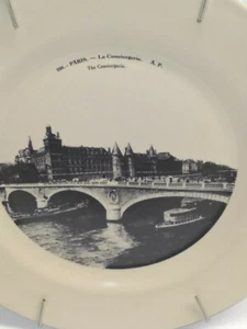 Square Nest Paris Plate With Hanger The Conciergerie Collectors Plate - Picture 1 of 8
