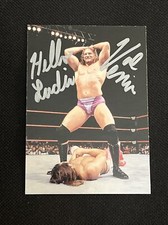 VAL VENIS 1998 COMIC IMAGES WWF SUPERSTARZ ROOKIE SIGNED AUTOGRAPHED CARD JSA