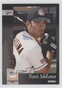 2003 MultiAd Sports Hagerstown Suns Travis Ishikawa #19 Rookie RC